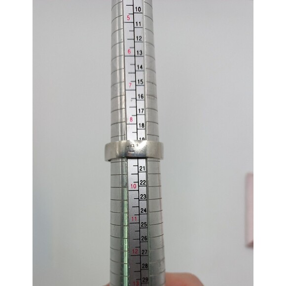 Sterling silver modernist pillow top wrap ring Size 9 Unisex - Picture 12 of 12